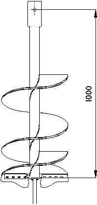 AUGERS - Helicoidal drills